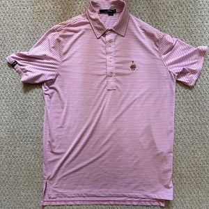 Merion Golf Club Pink RLX Polo Size Large